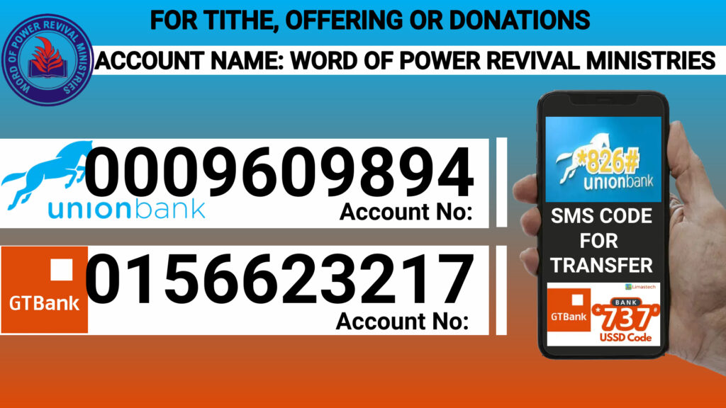 offering, tithes and donations flyer